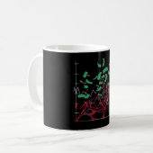 Mug Tendance haussière du marché boursier (Devant gauche)