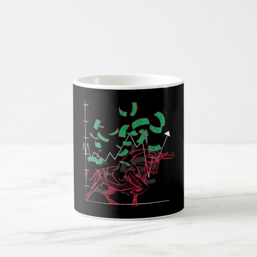 Mug Tendance haussière du marché boursier (Centre)