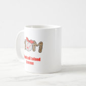 Mug Tendance Main dessinée Baseball Maman Personnalisé (Devant gauche)
