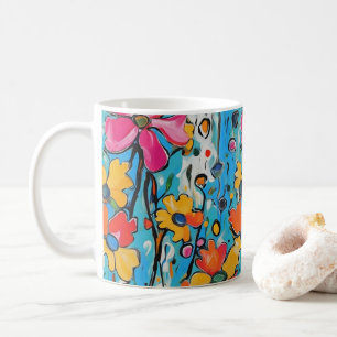 Mug Tendance Moderne Maximaliste Colorful Madness Flor