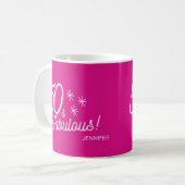 Mug Tendance rose 50 Et Fabuleux Anniversaire (Devant gauche)