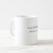 Mug Tendance Style Minimaliste Simple (Devant gauche)