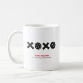 Mug Tendance XOXO Pickleball Hugs & Kisses (Gauche)