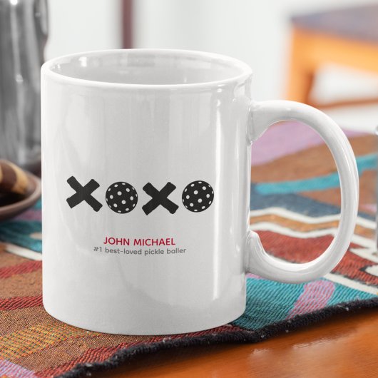 Mug Tendance XOXO Pickleball Hugs & Kisses