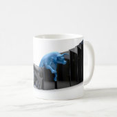 Mug Tendances économiques des ours et des taureaux Con (Devant droit)