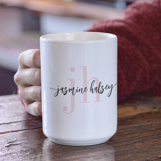 Mug Tendances simples Nom et initiales