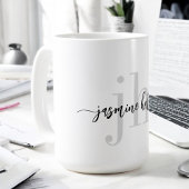 Mug Tendances simples Nom et initiales