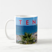 Mug Tenerife vue sur la plage (Gauche)