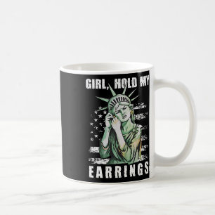 Mug Tenez Mes Boucles D'Oreilles Statue Résiste Subtil