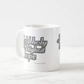 Mug Tenez saint votre espoir plus élevé (Nietzsche) (Devant gauche)