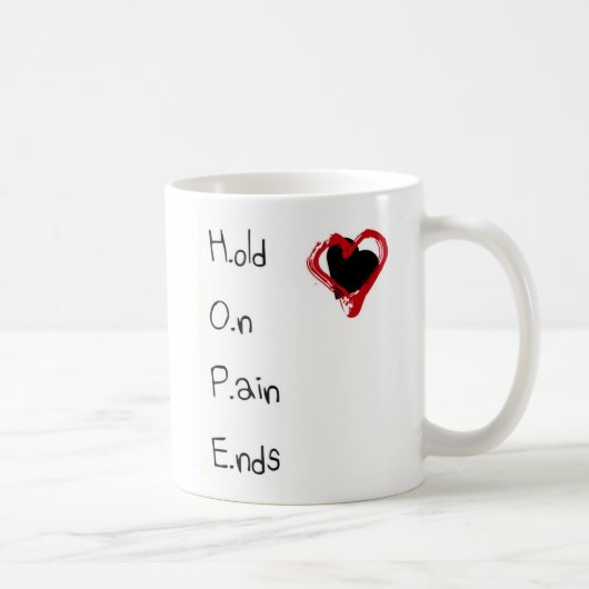 Mug Tenez sur des extrémités de douleur (Droite)