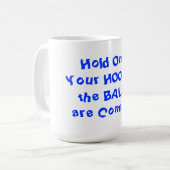 Mug Tenez Sur Vos Boucles HumoristiqueBasketball 15 oz (Devant gauche)