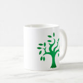 Mug Tenez-vous avec la Palestine, le drapeau et l'oliv (Devant droit)