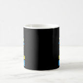 Mug Tenez-vous avec le drapeau ukrainien anti-Poutine (Centre)
