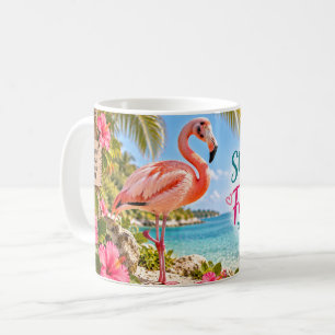 Mug Tenez-vous droit et soyez un superbe flamant rose