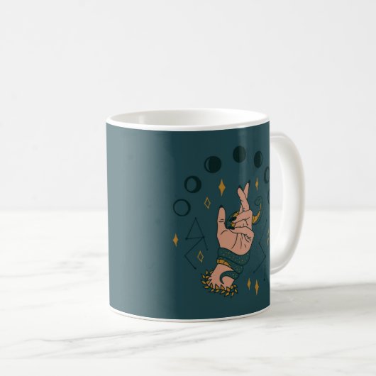Mug Tenir à la main un serpent (Devant droit)