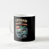 Mug Tenir bon avec le Groenland (Devant gauche)