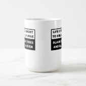 Mug Tenir Une Bouge Drôle De Grudge (Centre)