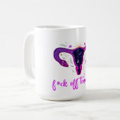 Mug Tennessee Abortion Ban Celestial Uterus protestati (Devant gauche)