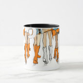 Mug Tennessee Ladies Cowboy Boots Orange Nom de la mod (Centre)