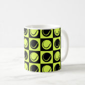 Mug Tennis Ball Checkered Seamless Pattern (Devant droit)