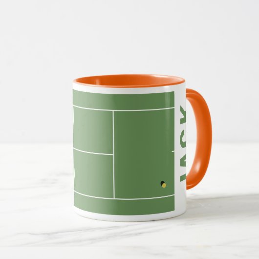 Mug Tennis créatif (Devant droit)