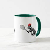 Mug Tennis de Noël (Devant droit)