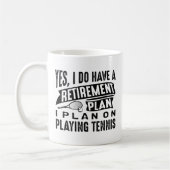 Mug Tennis de retraite (Gauche)