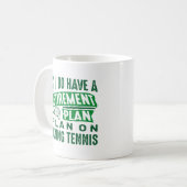 Mug Tennis de retraite (Devant gauche)