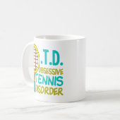 Mug Tennis drôle (Devant gauche)
