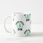 Mug Tennis en mode vert / blanc (Gauche)