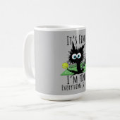 Mug Tennis Je vais bien tout est bien drôle (Devant gauche)