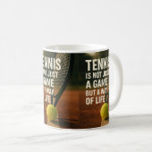 Mug tennis, pas seulement un jeu (Devant droit)