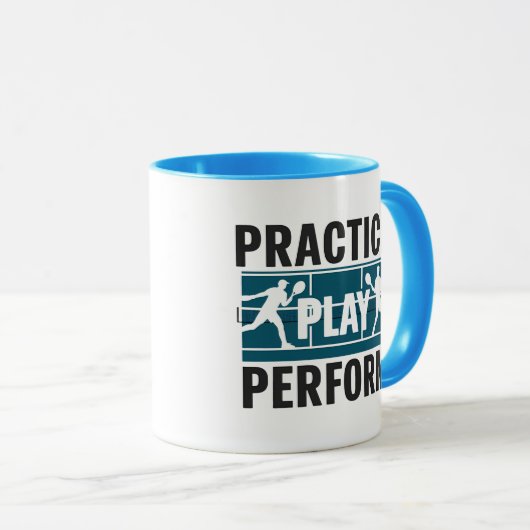 Mug Tennis - Practice play perform (Devant droit)