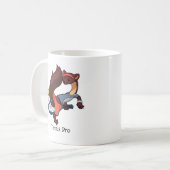 Mug Tennis Pro Hot Dog Trick Shot Pine Marten Carton (Devant gauche)