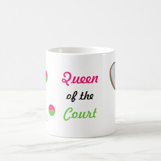 Mug Tennis - Queen of the Court (Centre)