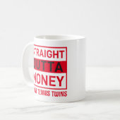 Mug Tennis Twins Humour Tee (Devant gauche)
