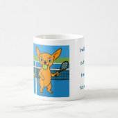 Mug Tennis with a woman and a chihuhua (Centre)