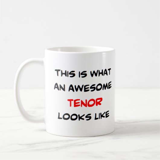 Mug tenor, awesome (Gauche)