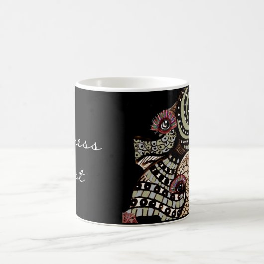 Mug Tentacles d'oeil psychédélique Art Abstrait (Centre)