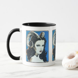 Mug 'Tentation dans la magie' Peinture sur une