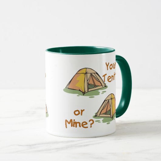 Mug Tentes de camping (Devant droit)