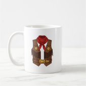Mug Tenue de cowboy mignon pour hommes  (Gauche)