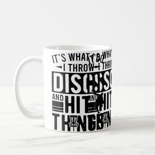Mug Tenue de Disc Golf pour joueurs de Disc Golf (Gauche)