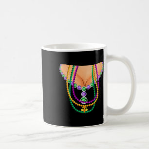 Mug Tenue de Mardi Gras Costume Masque Perles Pour Fem