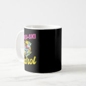 Mug Tenue de patrouille de ski après-ski Rétro 80s 90s (Devant gauche)