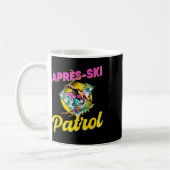 Mug Tenue de patrouille de ski après-ski Rétro 80s 90s (Gauche)