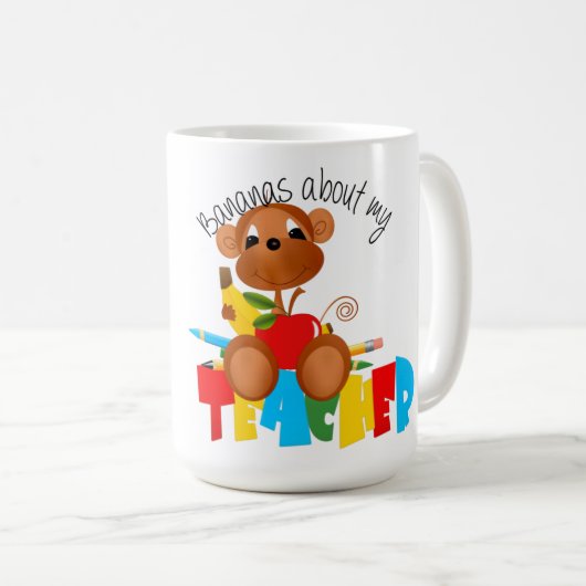 Mug Tenue d'un enseignant en deux tonalités (Devant droit)