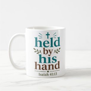 Mug Tenue par Sa main Citation de vérité biblique insp