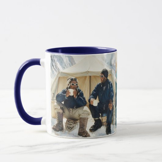 Mug Tenzing Norgay Edmund Hillary Conquérant Everest  (Gauche)